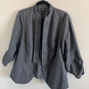 Torrid Military Style Jacket Gray Size 1